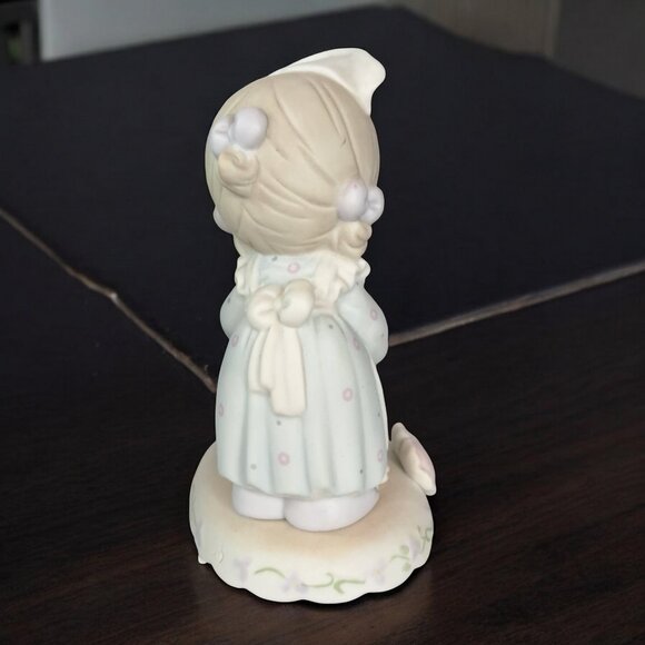 1995 enesco precious moments growing in grace, age 7 nurse w kitten 163740 - Picture 8 of 15